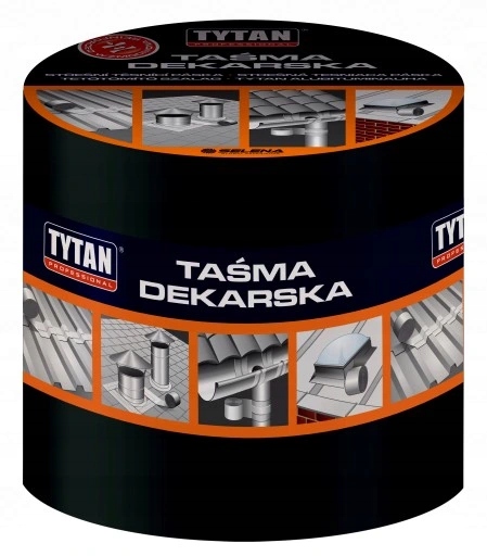 Pokrývačská Těsnící Páska 15 CM * 10 M Černá 10051464 Titan