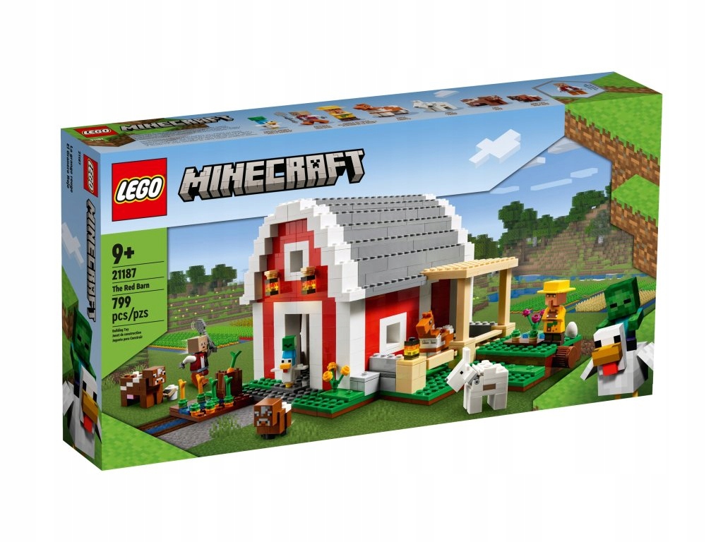 Lego Minecraft 21187 Červená stodola Nové