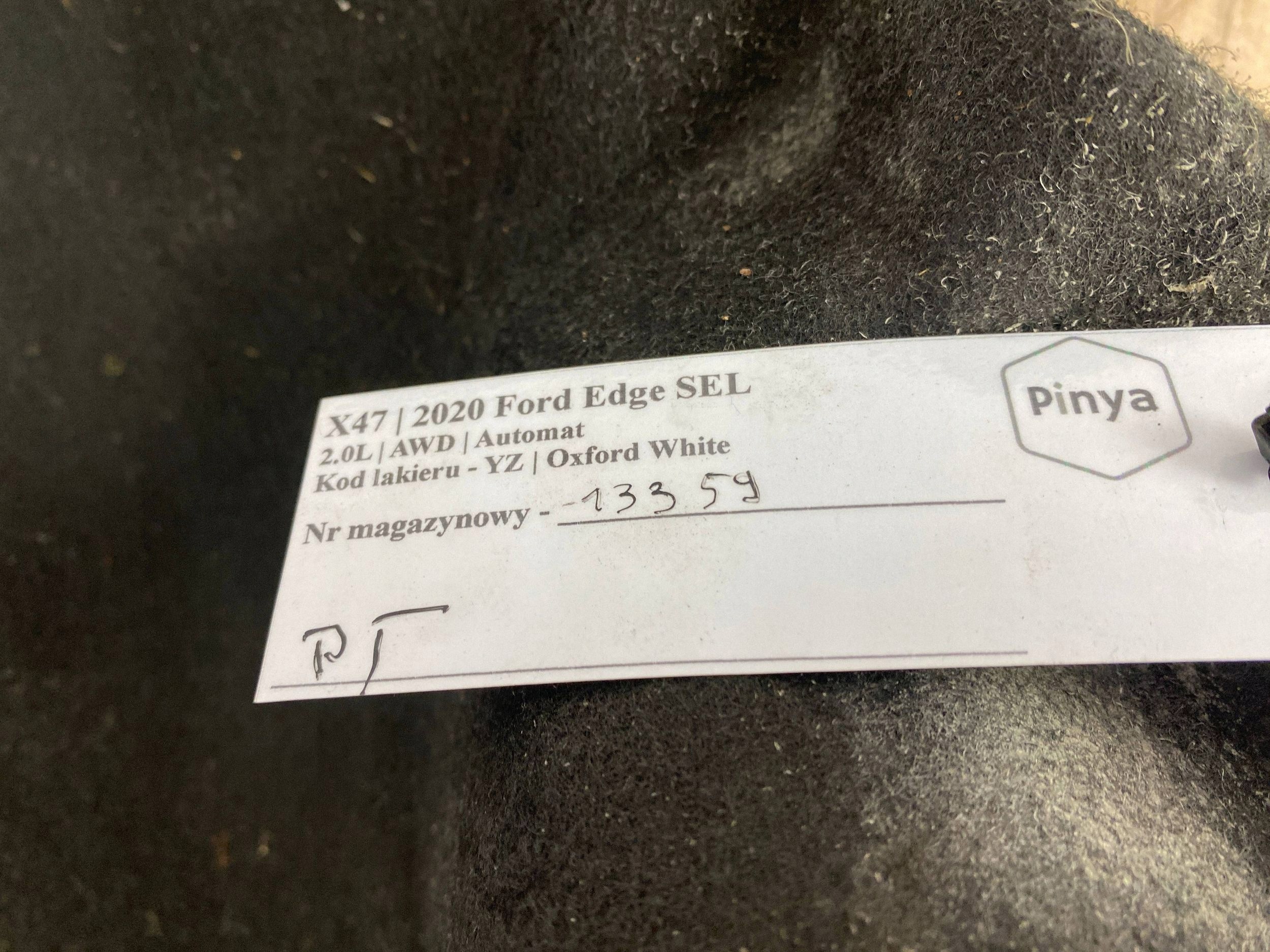 mudguard right rear. Ford Edge II 2019+