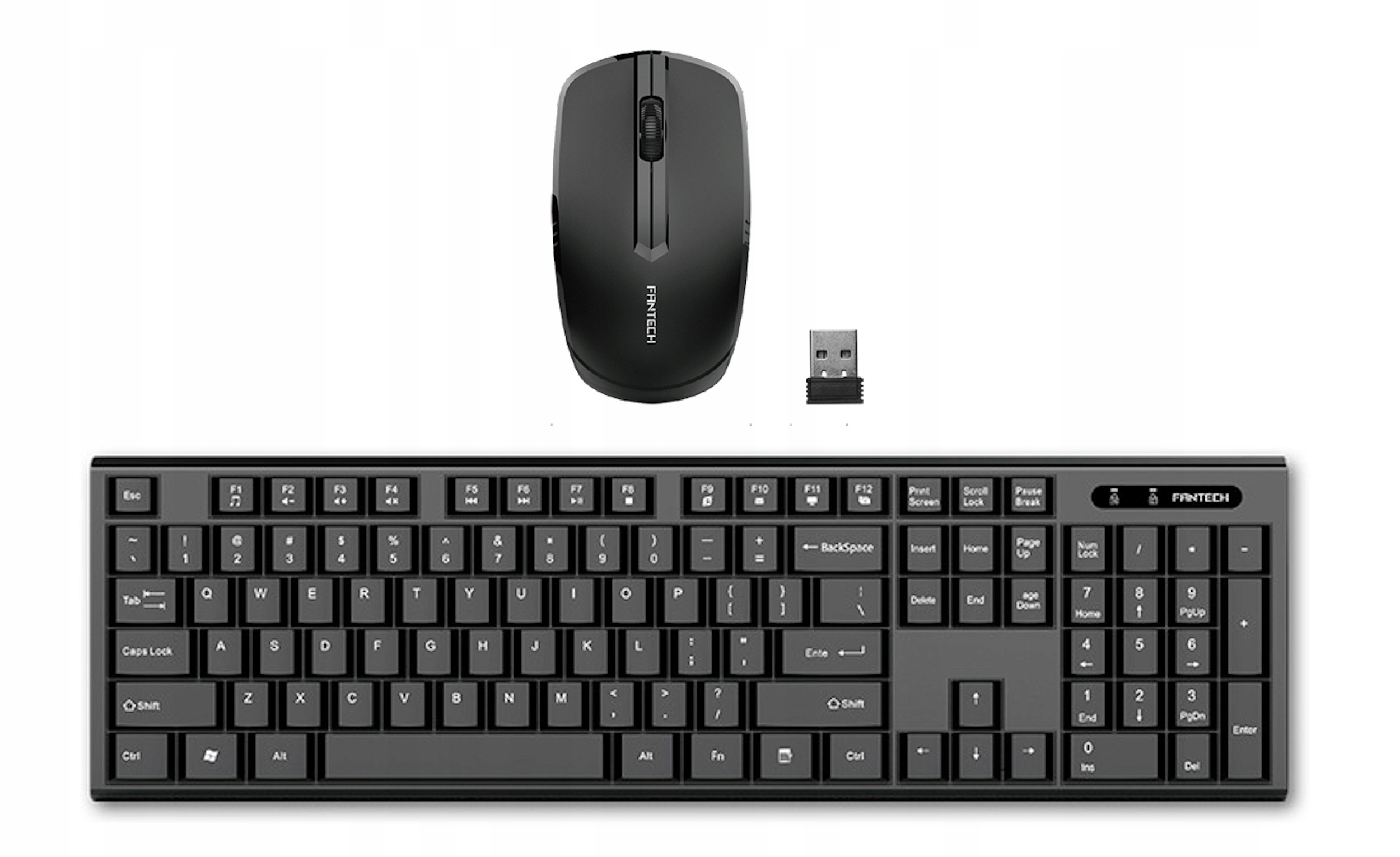 

Fantech Bezprzewodowy zestaw klawiatura+mysz WK893