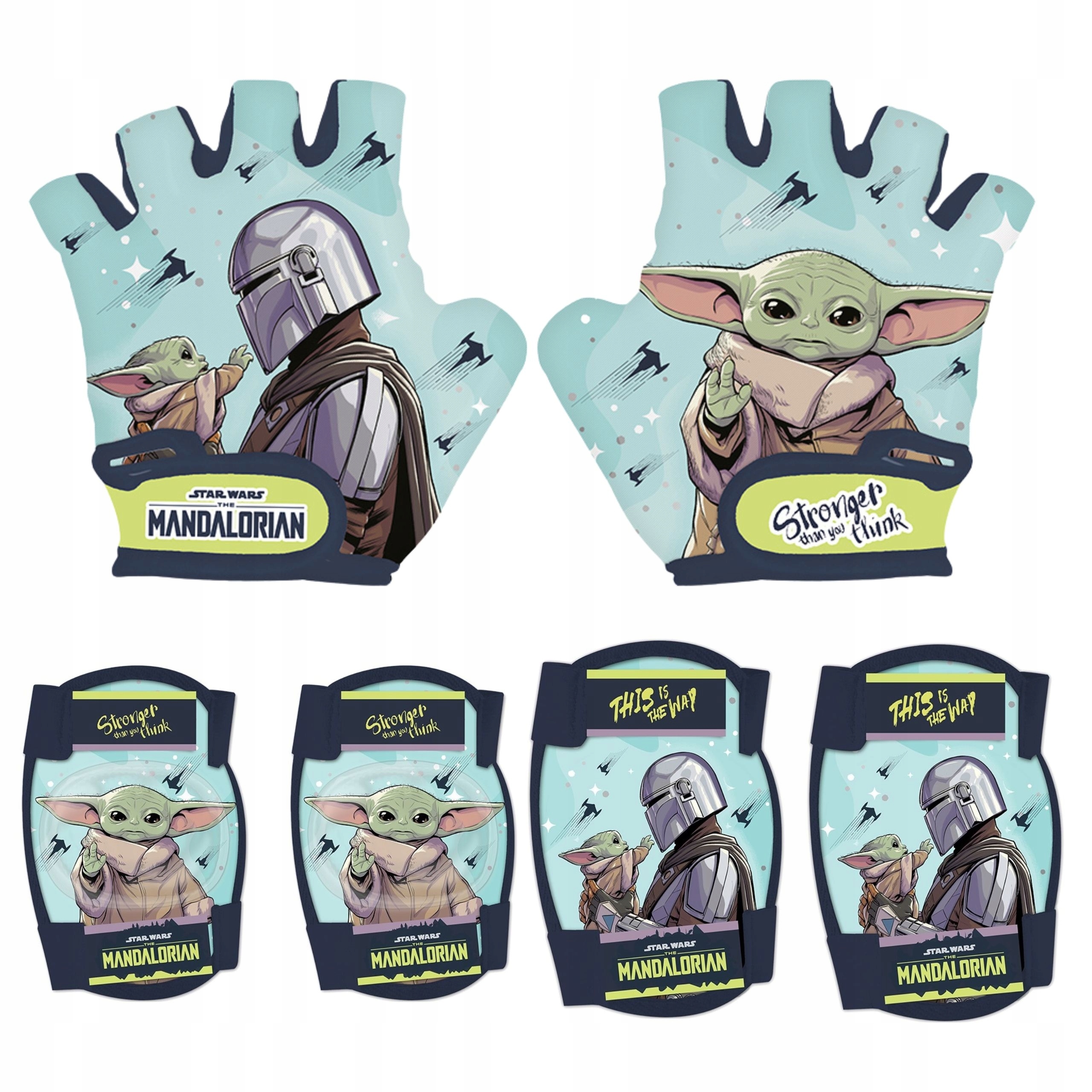 Zestaw Star Wars Ochraniacze Na Rower Hulajnoga Łokcie i Kolana Rękawiczki