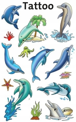 

Tatuaże Delfiny 13 szt. Delfin