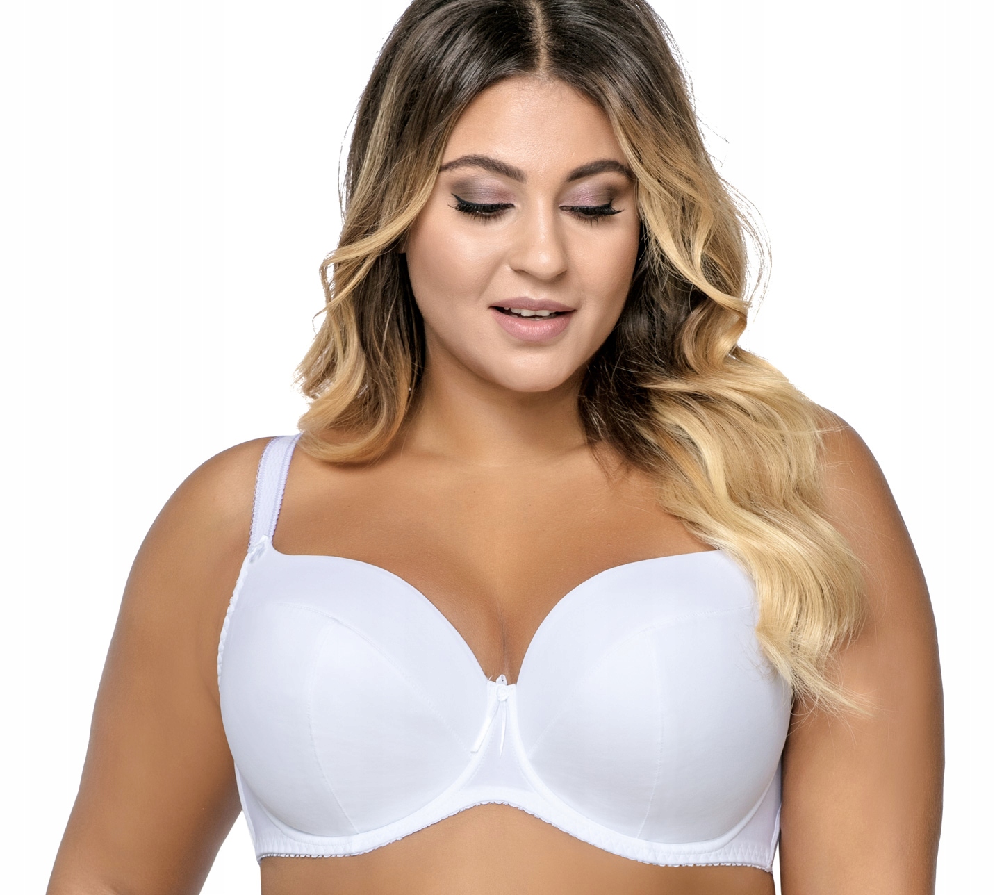 

Ava 1263 biustonosz Gładki Full-cup biały # 65J