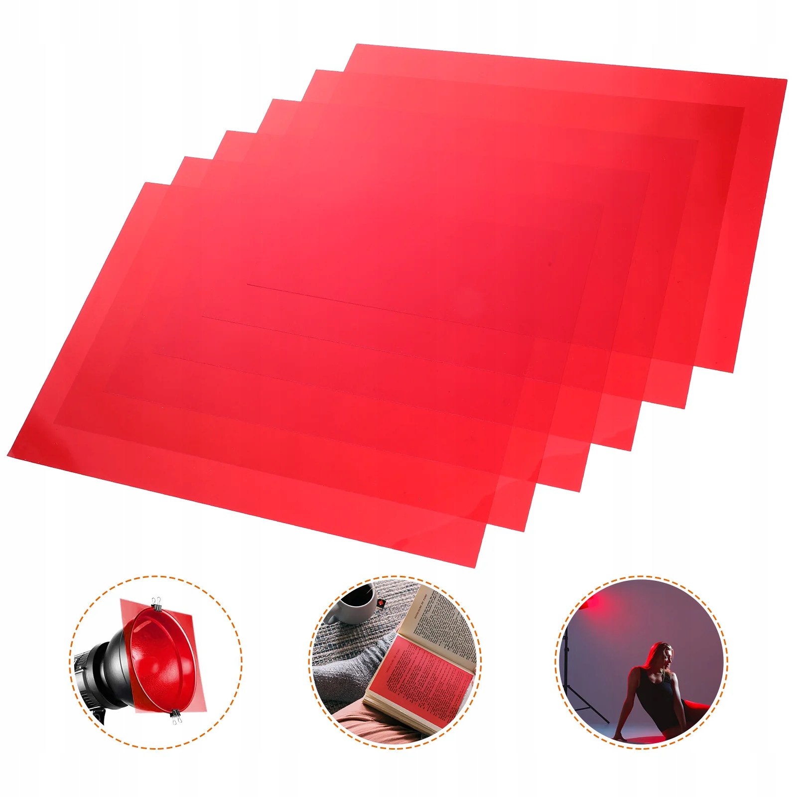 Film Light Diffuser Sheet Colored Lights 6 Pcs Model 4945203842789886120