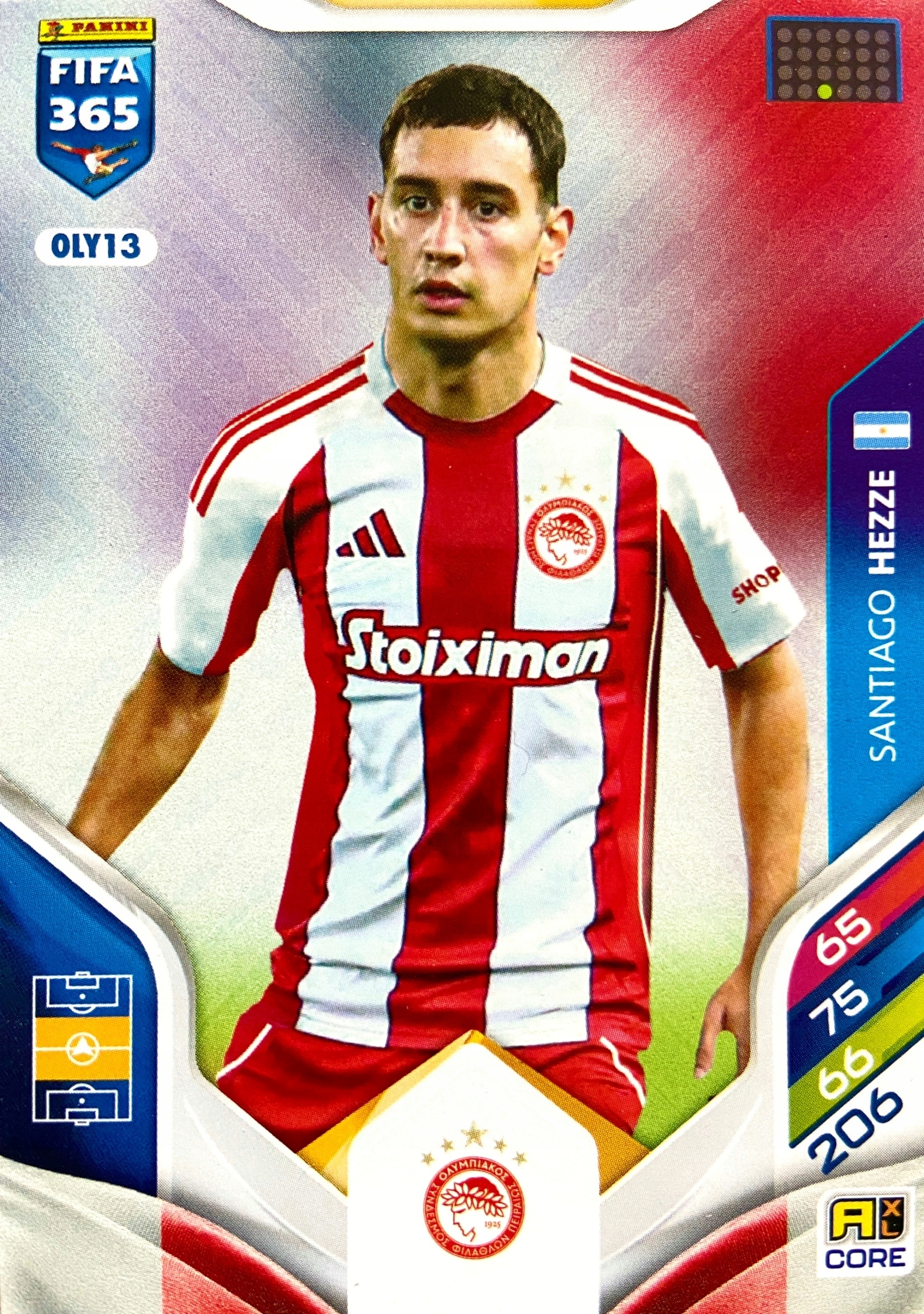 Panini Fifa 365 2026 Core OLY13 Santiago Hezze Olympiacos