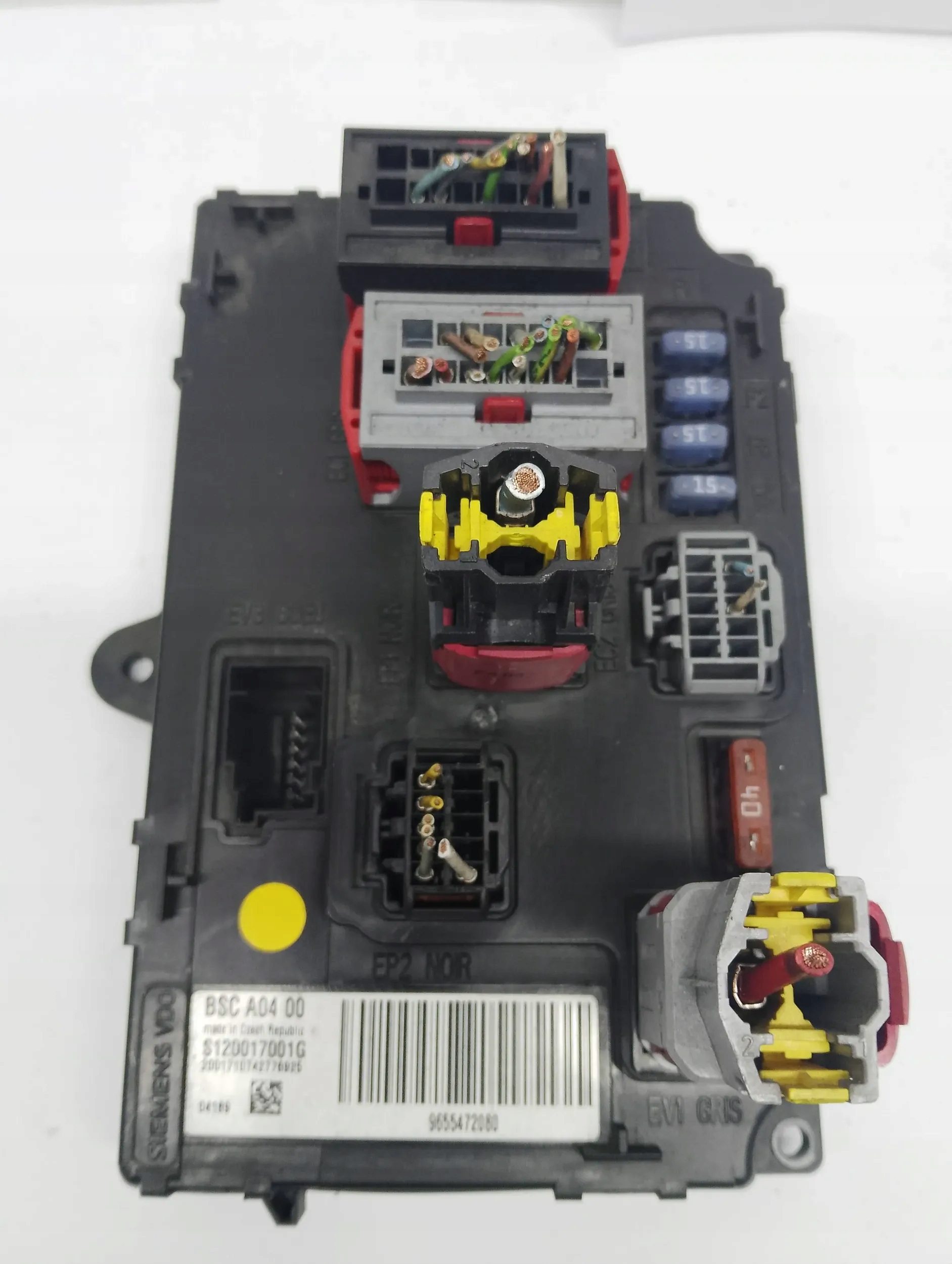 Module fusibles Module BSI Peugeot Citroen BSCA0400 S120017001G 96554