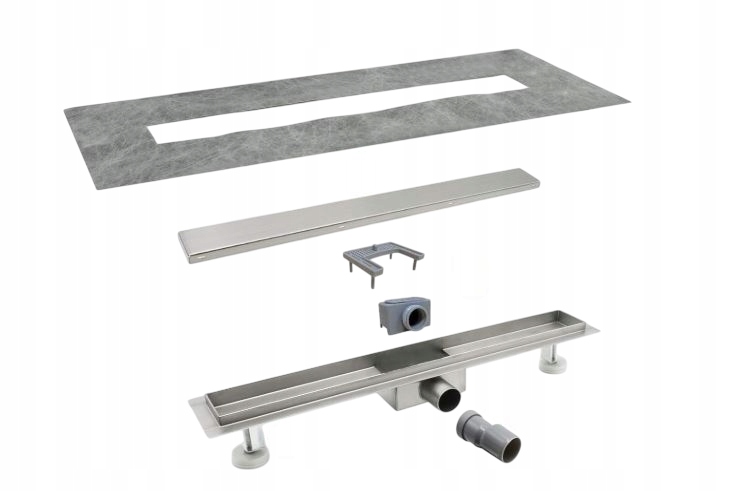 Lineární odtok do koupelny se sifonem Sanitemodar 60 cm