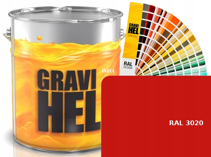 RAL 3020 czerwony AKRYL POLIURETAN POŁYSK 337 Rodzaj akrylowe