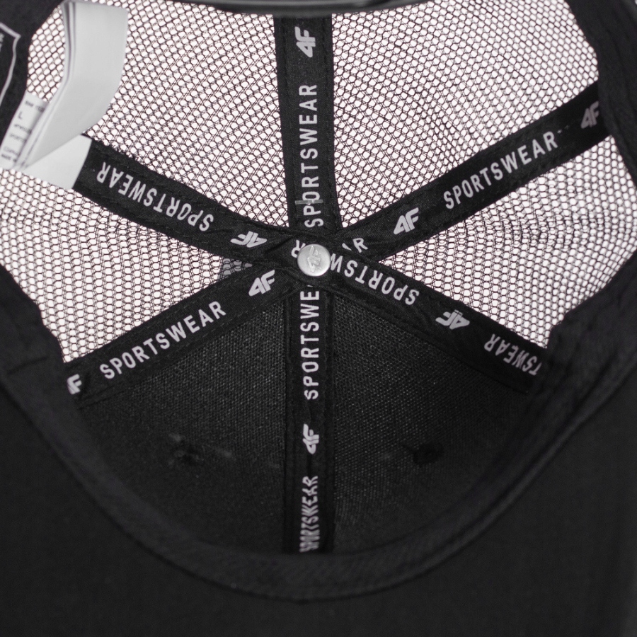 CZAPKA Z DASZKIEM MĘSKA DAMSKA 4F BEJSBOLÓWKA Z SIATECZKĄ TRUCKERKA Model 4FWSS24ACABU360