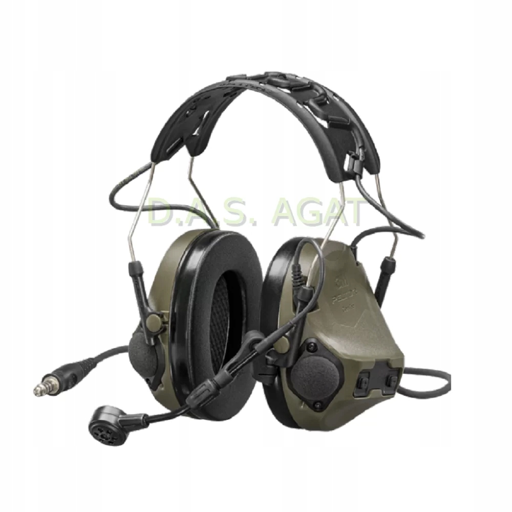 Taktyczny ochronnik słuchu 3M Peltor ComTac VIII Headset Nato zielony
