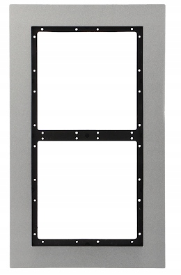 Rámček pre videovrátnikové moduly Dahua VTM125, strieborný, hliníkový