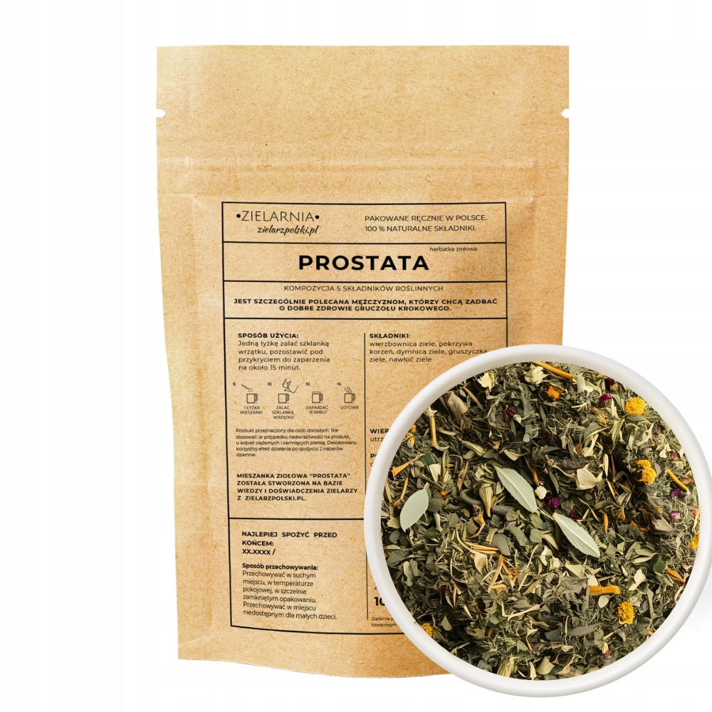 Levně Prostata – bylinný čaj 100 g Zielarzpolski.pl