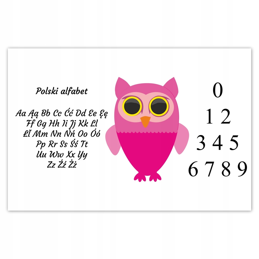 

Plakaty 93x62 Alfabet Literki Dzieci