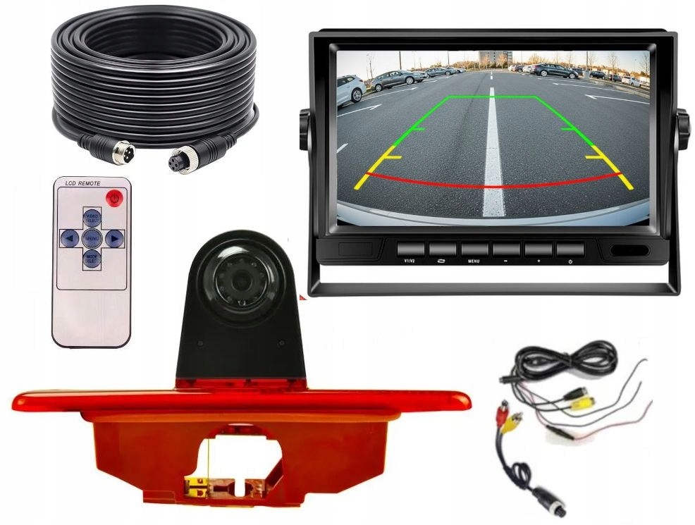 Monitor Cúvacia Kamera Peugeot Expert 2007-2016 Full Hd Fisheye 170 Stupňov