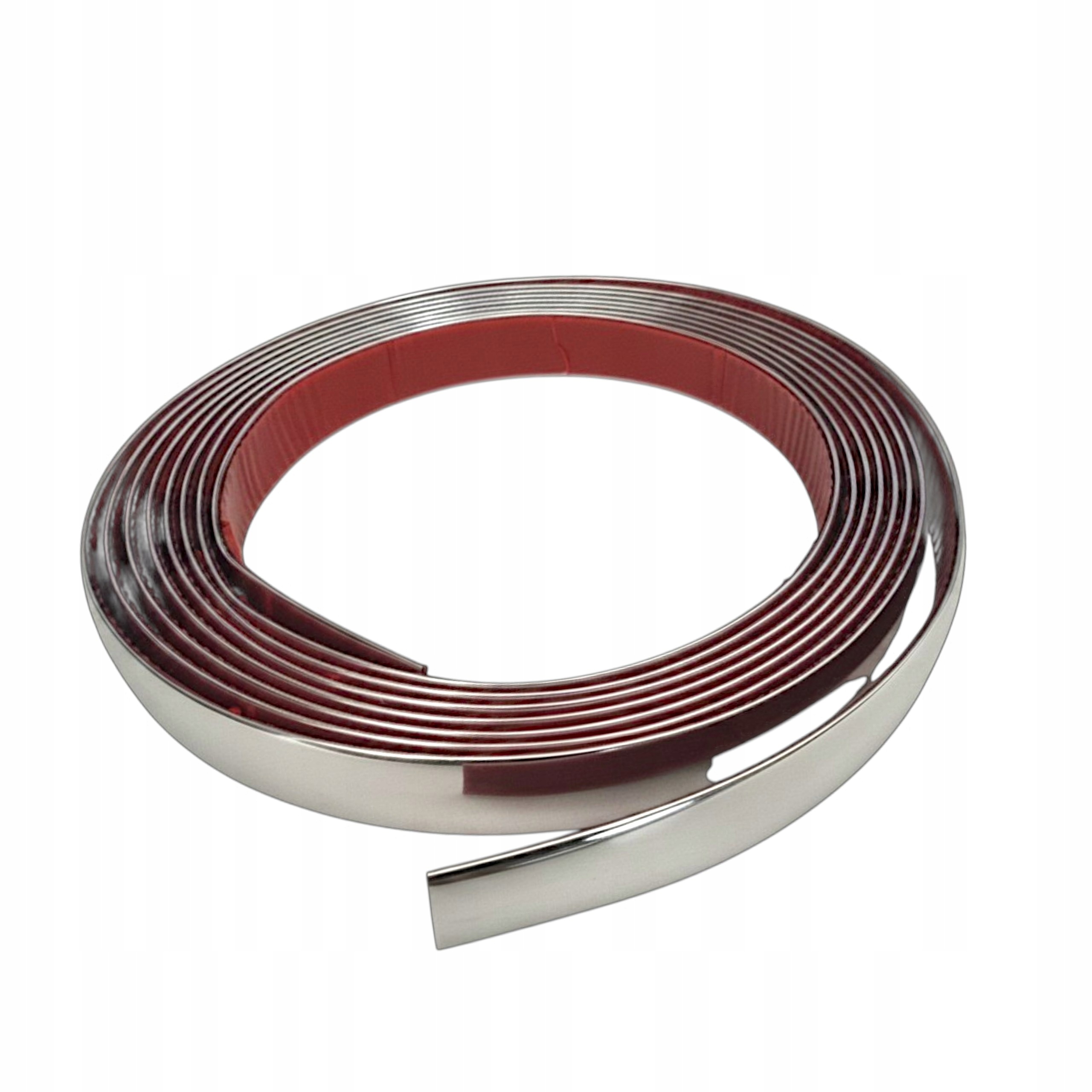 Listwa Chromowana 30 mm X 5 m Elastyczna Dekoracyjna Auto Klej Akrylowy