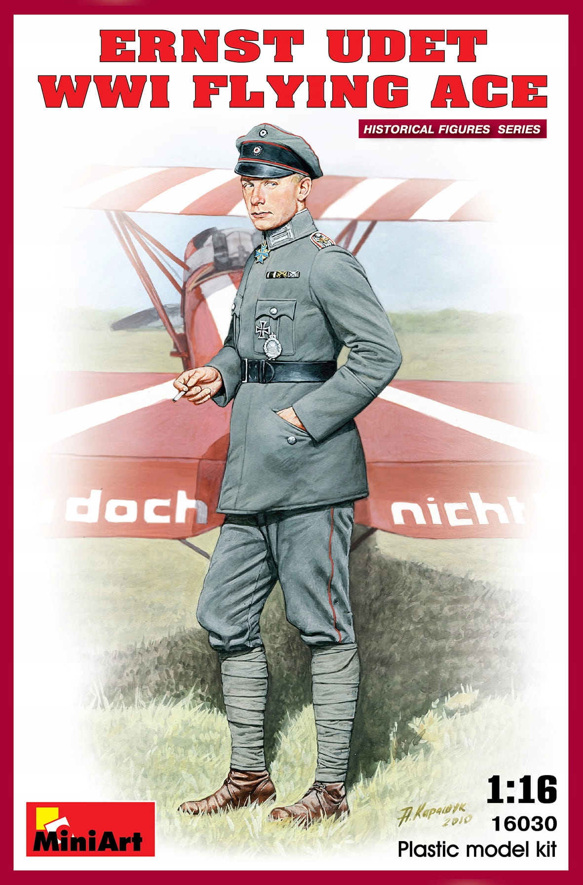 Ernst Udet. Ww I Flying Ace 1:16 MiniArt 16030