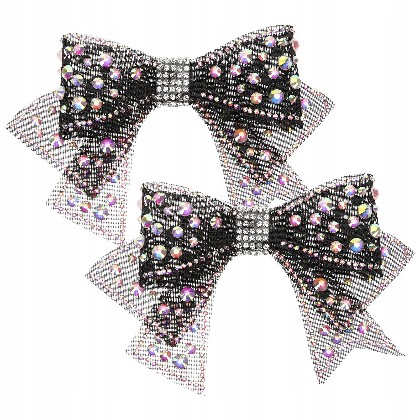 2 SZT. MODNA OZDOBA KOKARDKA NA BUTY Z KRYSZTAŁKAMI