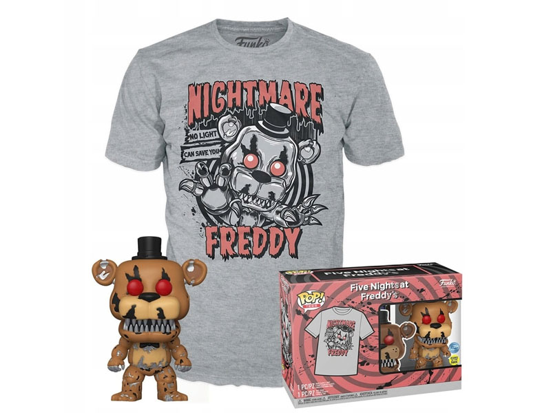 Five Nights at Freddy's Fnaf Nightmare Freddy Funko Pop 111 Tričko M