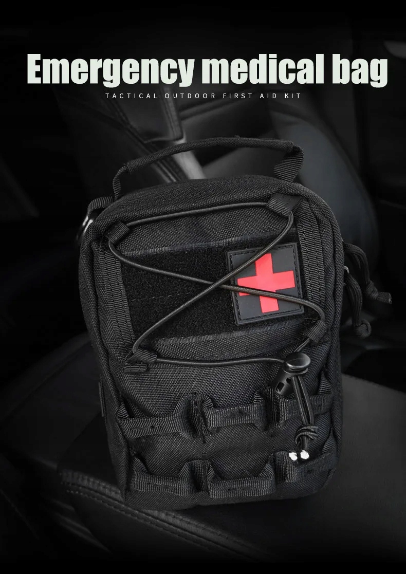 Hunting Survival Military EDC Pack Molle Tactical Waist Bag Outdoor SOS Wyposażenie woreczki