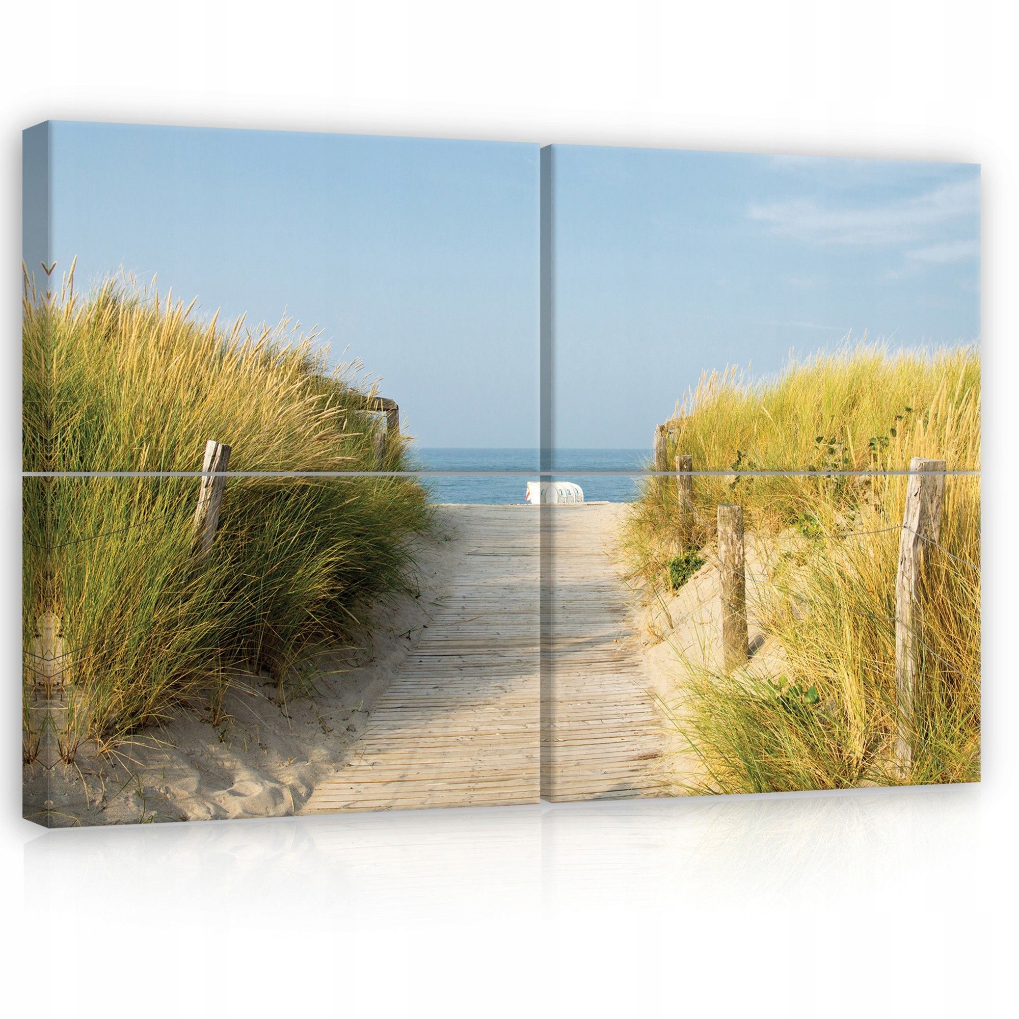 Obraz 120x80 Morská krajina duny pláž leto odpočinok príroda pokoj