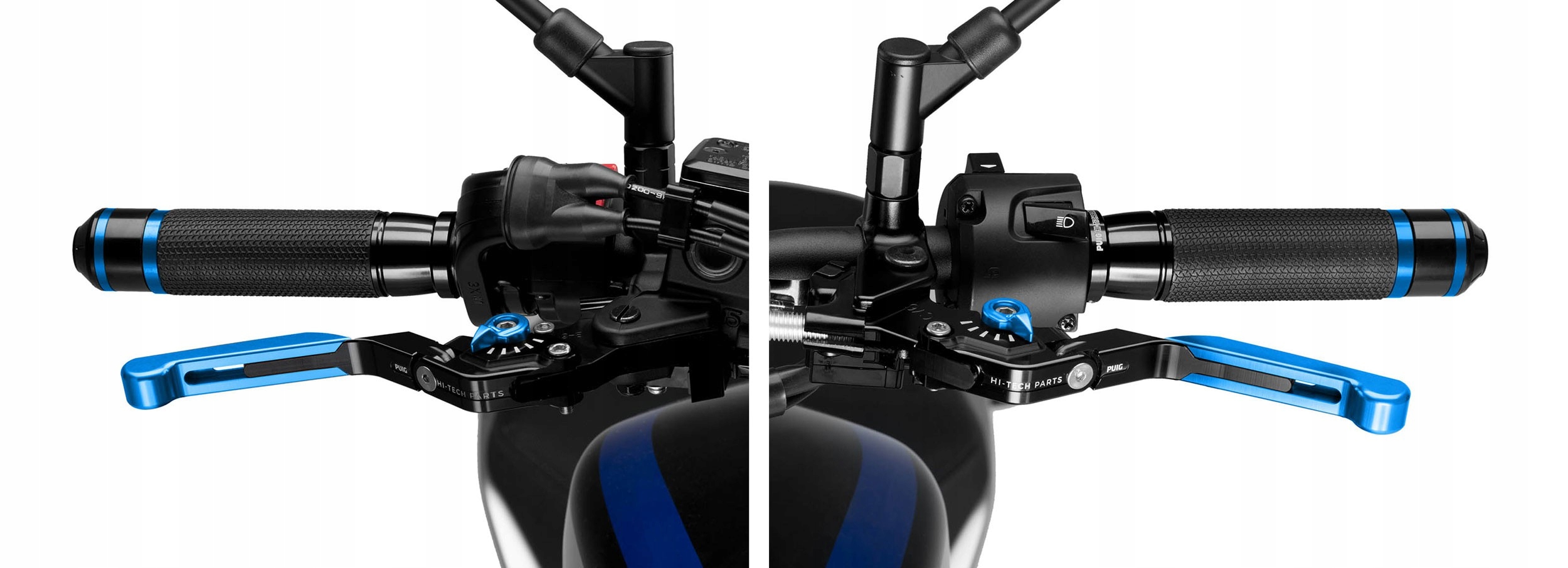 DZ375-14ANA-24ANA-8503N-5462N - PUIG дверные ручки Yamaha XSR700 удлиненные синие