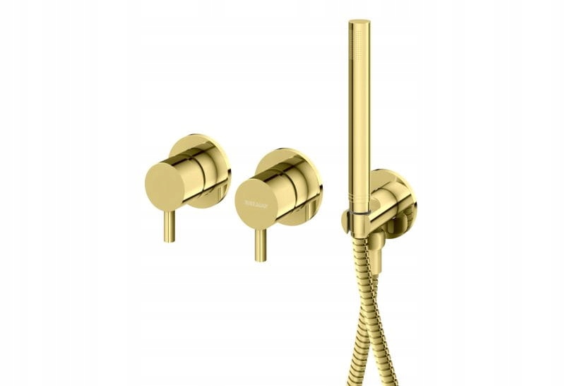 Vaňová a sprchová batéria Axel Gold QW260AGD