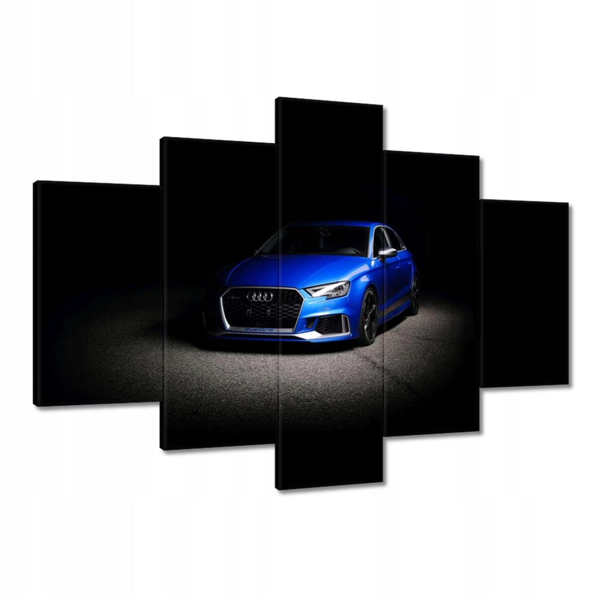 Obrazy 150x105 Modré Audi Quattro
