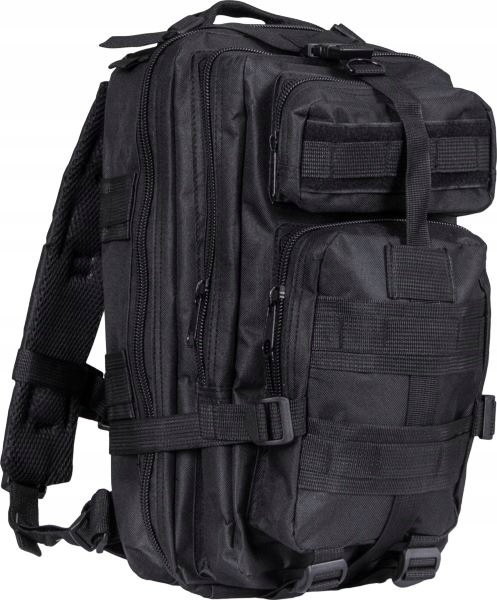 Plecak wojskowy Czarny wielofunkcyjny Survival Taktyczny 30 Litrów