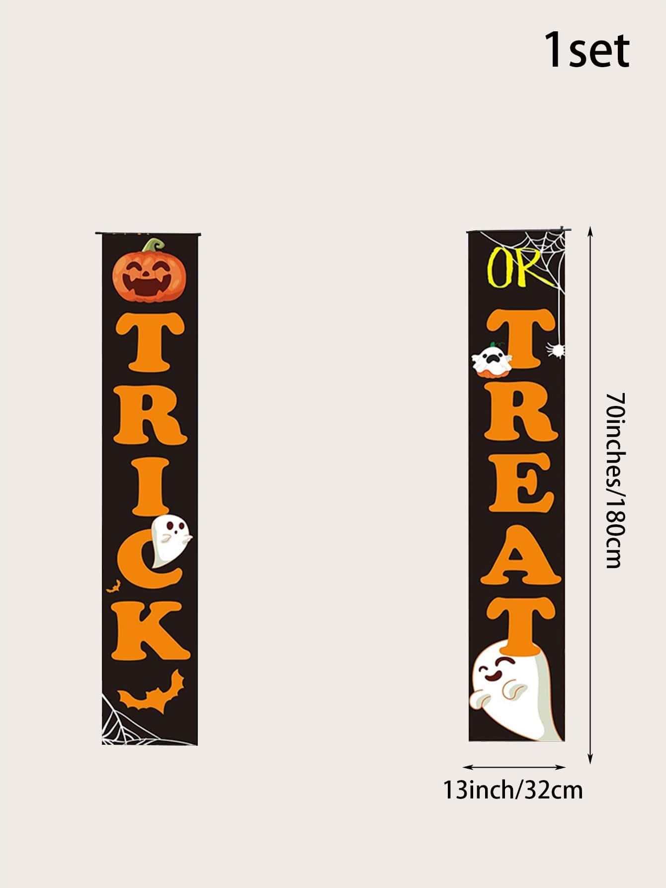 2 SZT OZDOBA HALLOWEENOWA WISZĄCA MATA GRAFICZNA WZÓR DYNIA NAPIS SHEIN EAN (GTIN) 5906546309124