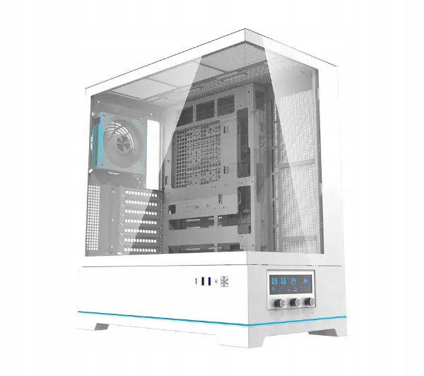 Obudowa do komputera Darkflash DY451 Pro Medium Tower Okno Biała