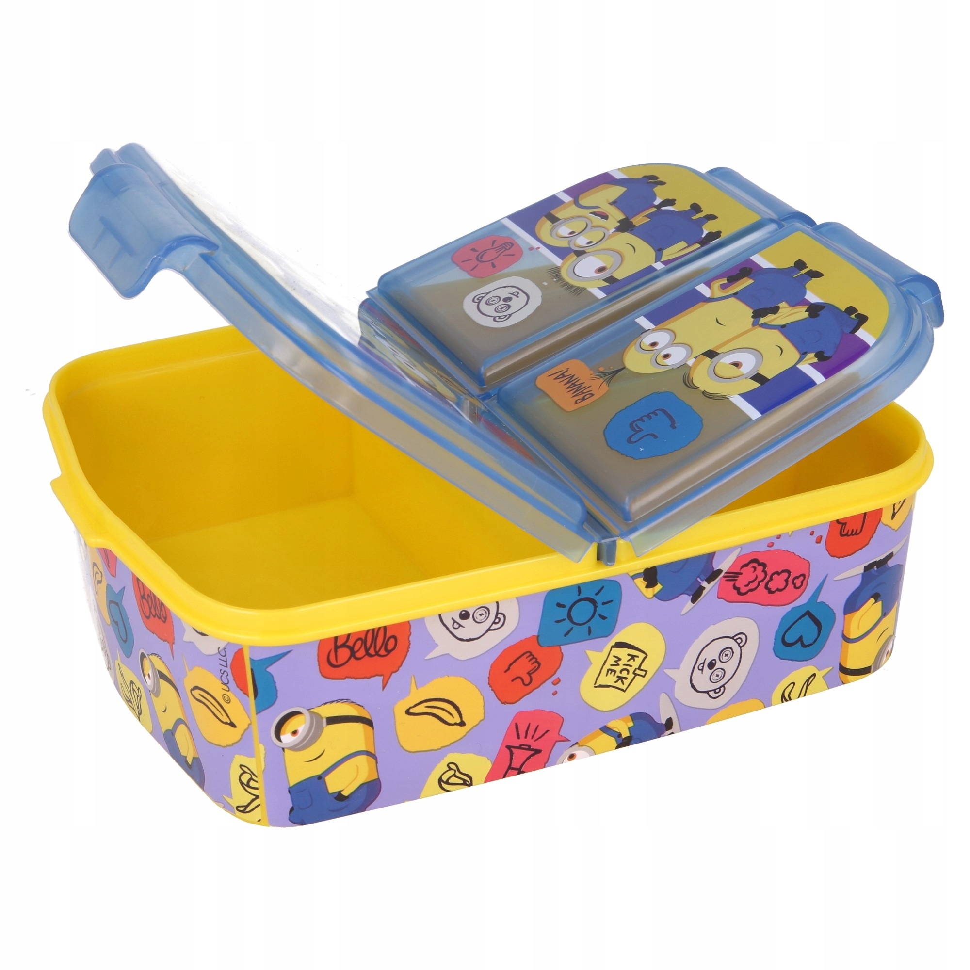 

Śniadaniówka Minionki 900 ml chlebak 3 przegródki