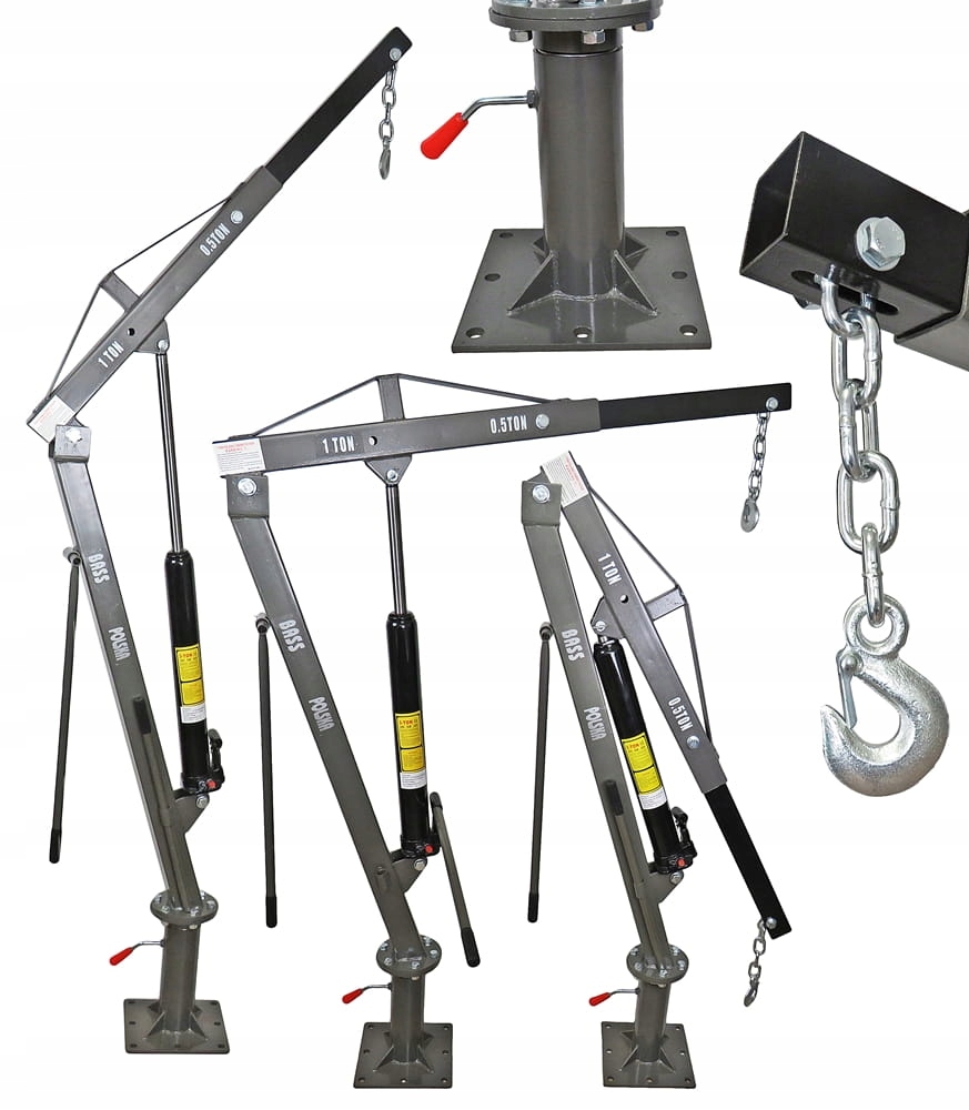 СКЛАДАНИЙ ПІДЙОМНИК ЛЕБІДКА КРАН HDS 1T КРАН