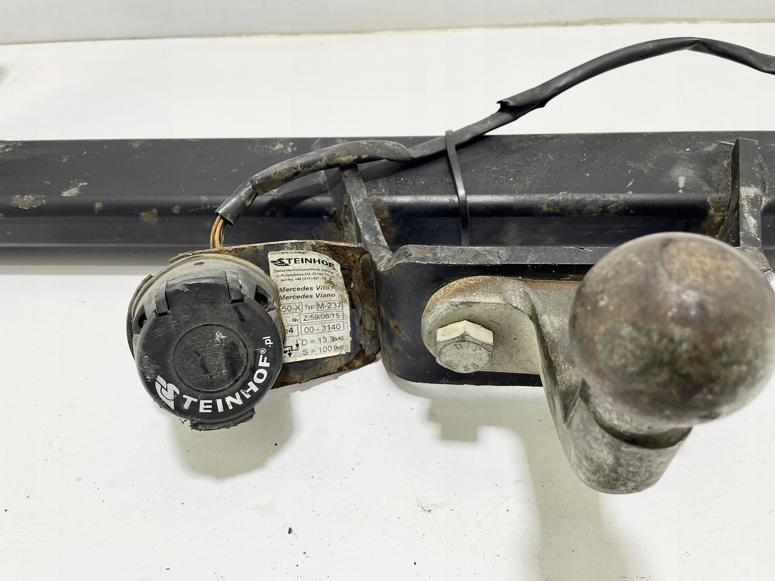 HAK HOLOWNICZY MERCEDES VITO VIANO STEINHOF M-237 Numer katalogowy producenta M-237