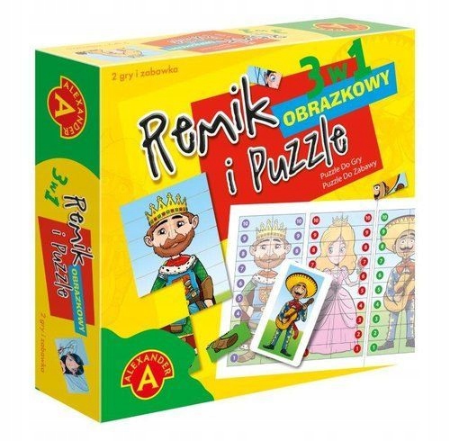 Remik obrazkowy i puzzle Alexander