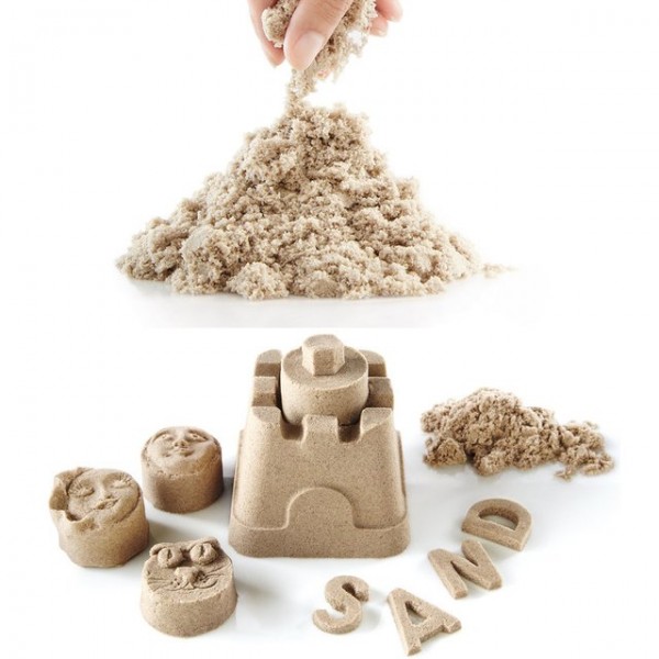 

Piasek kinetyczny 1kg w woreczku naturalny beżowy