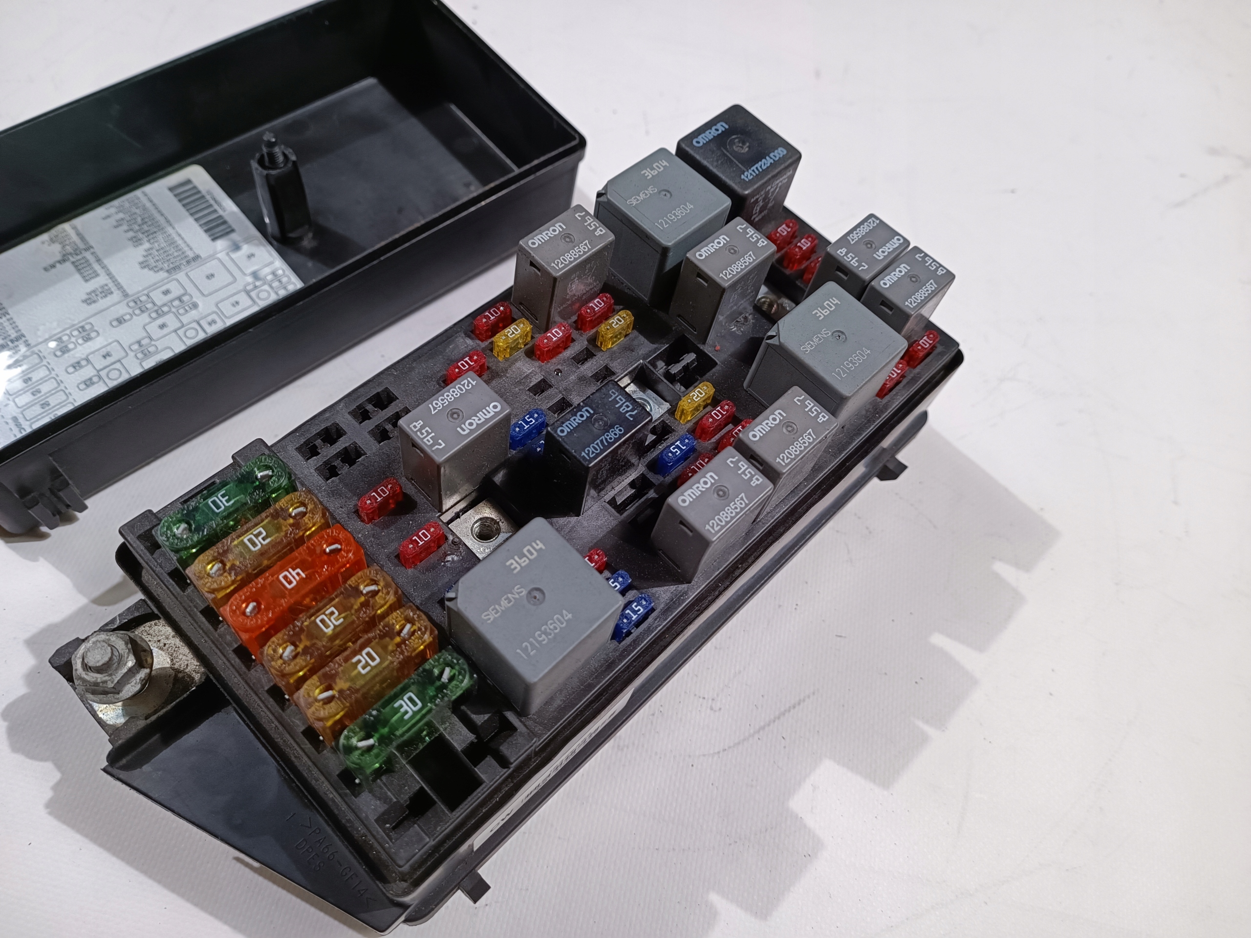 fuse box fuses Corvette C5