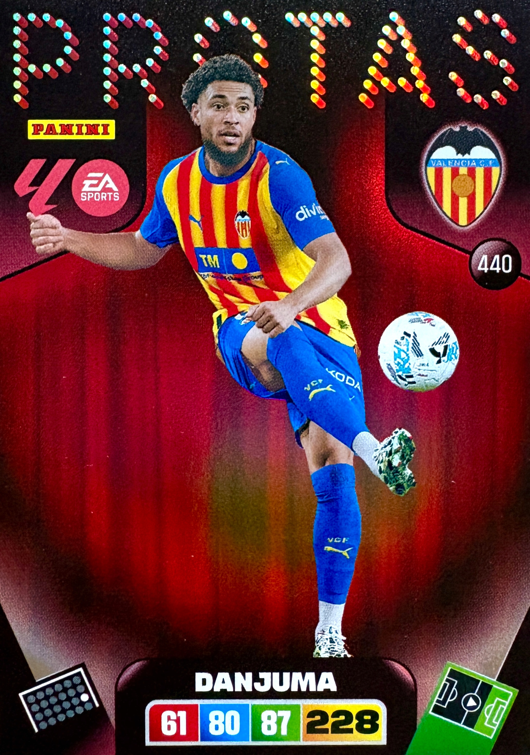 La Liga hiszpańska 2025-26 2026 Protas 440 Danjuma Valencia