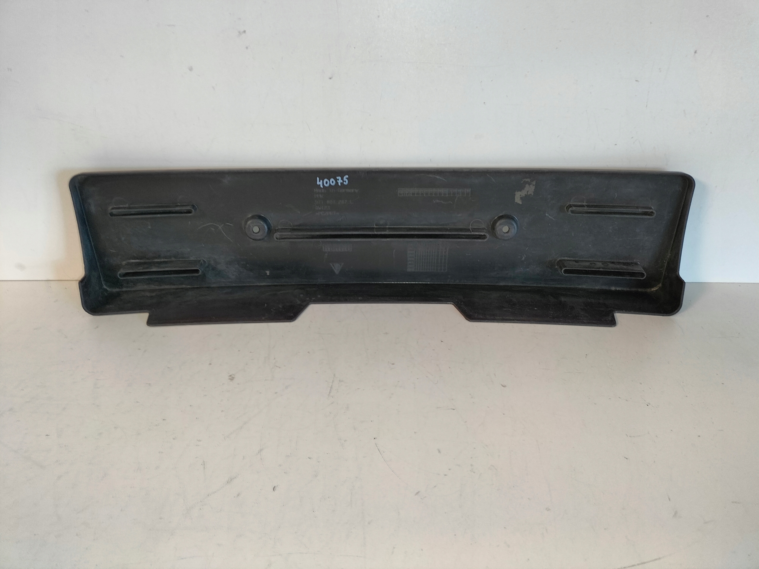 pad below tablice registration front PORSCHE PANAMERA II 971 16