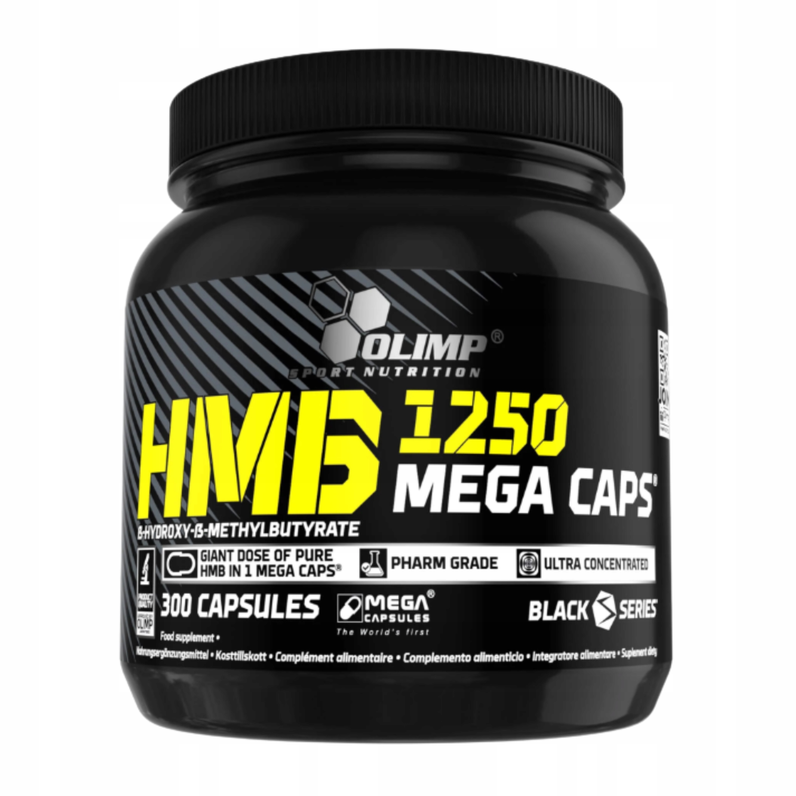 Hmb Olimp 1250 Caps 300 kapslí Hmotnost Síla Redukce tuku Trénink