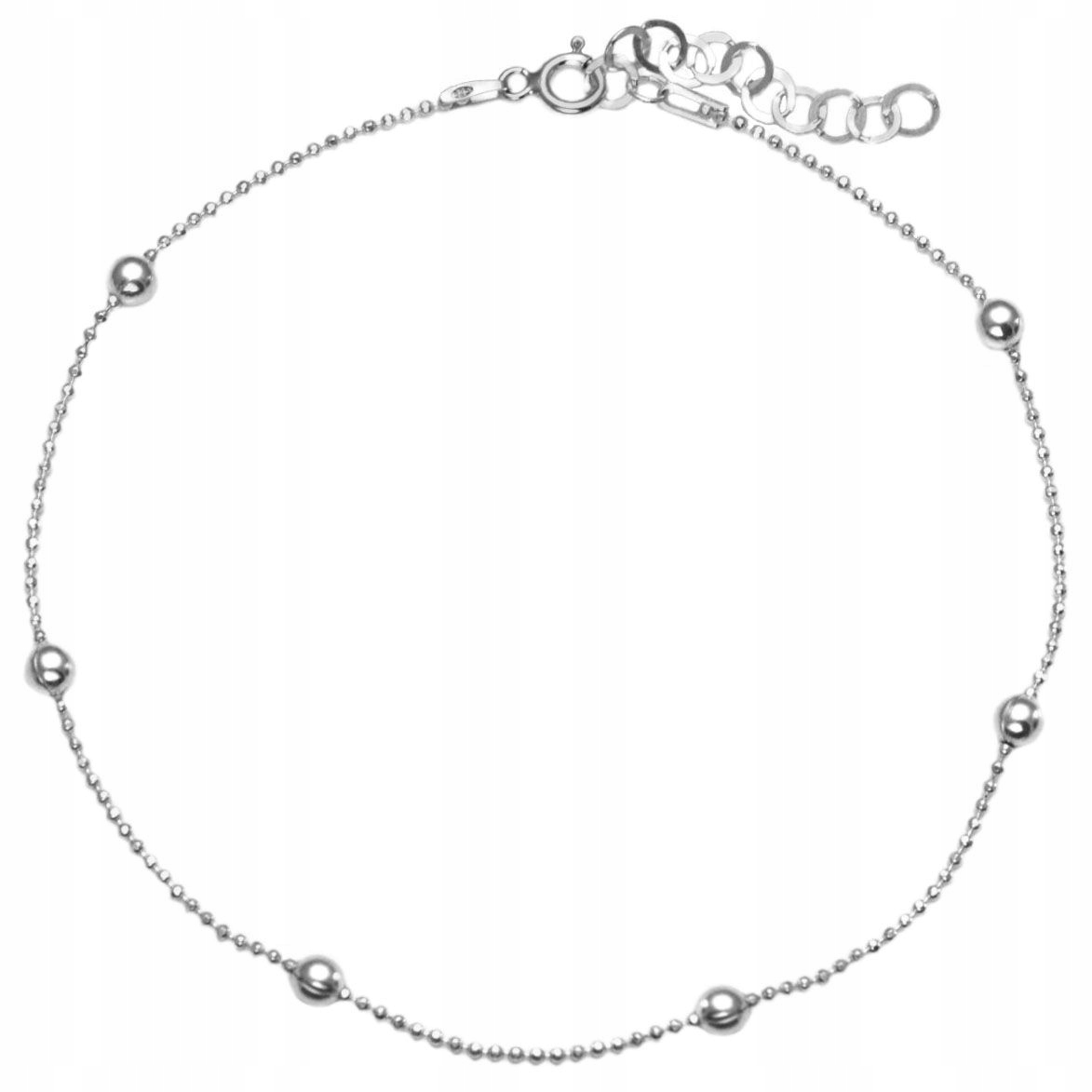 

Bransoletka na Rękę Kuleczki Kulki 20cm Srebro 925