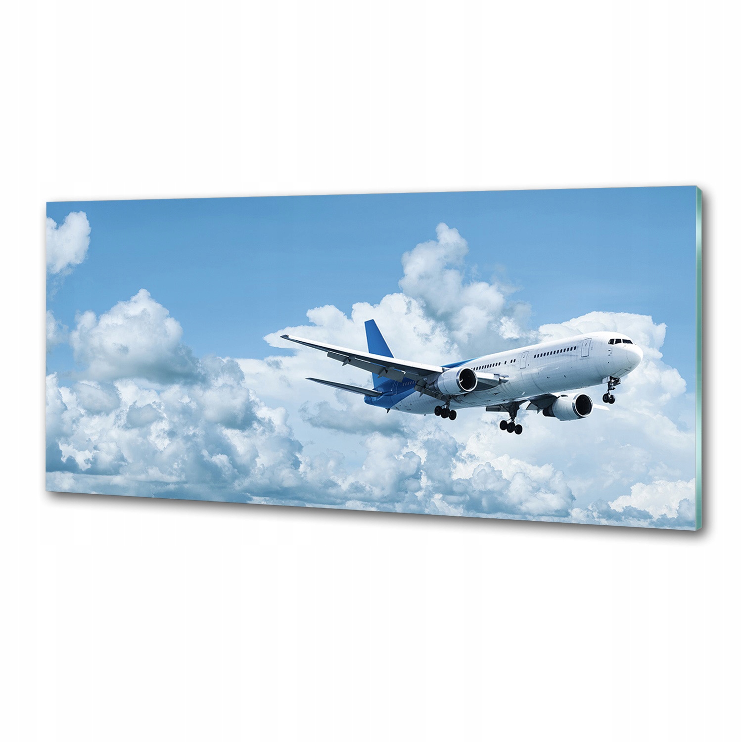Panel do kuchyne Lietadlo na oblohe 125 x 50 cm Lepidlo