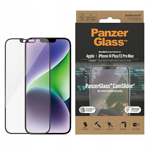 Tvrzené Sklo Pro Iphone 14 Plus 13 Pro Max Panzerglass Camslider