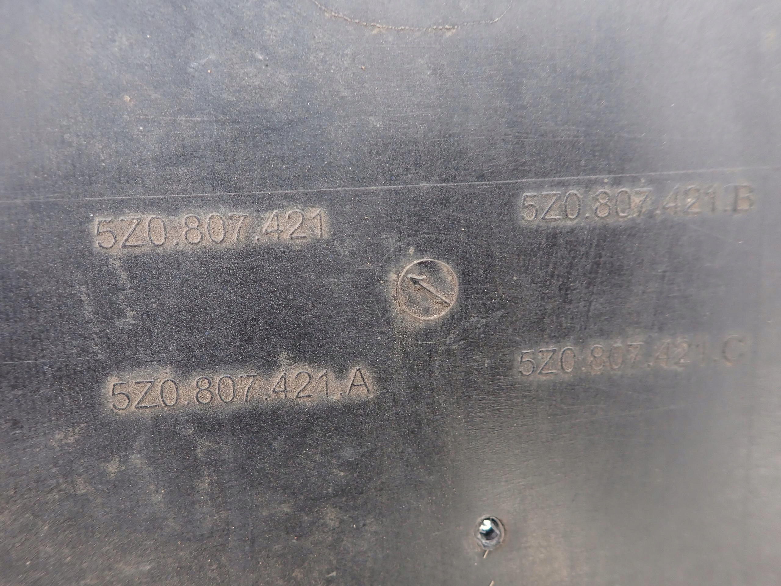 VW FOX 03- bumper rear part rear