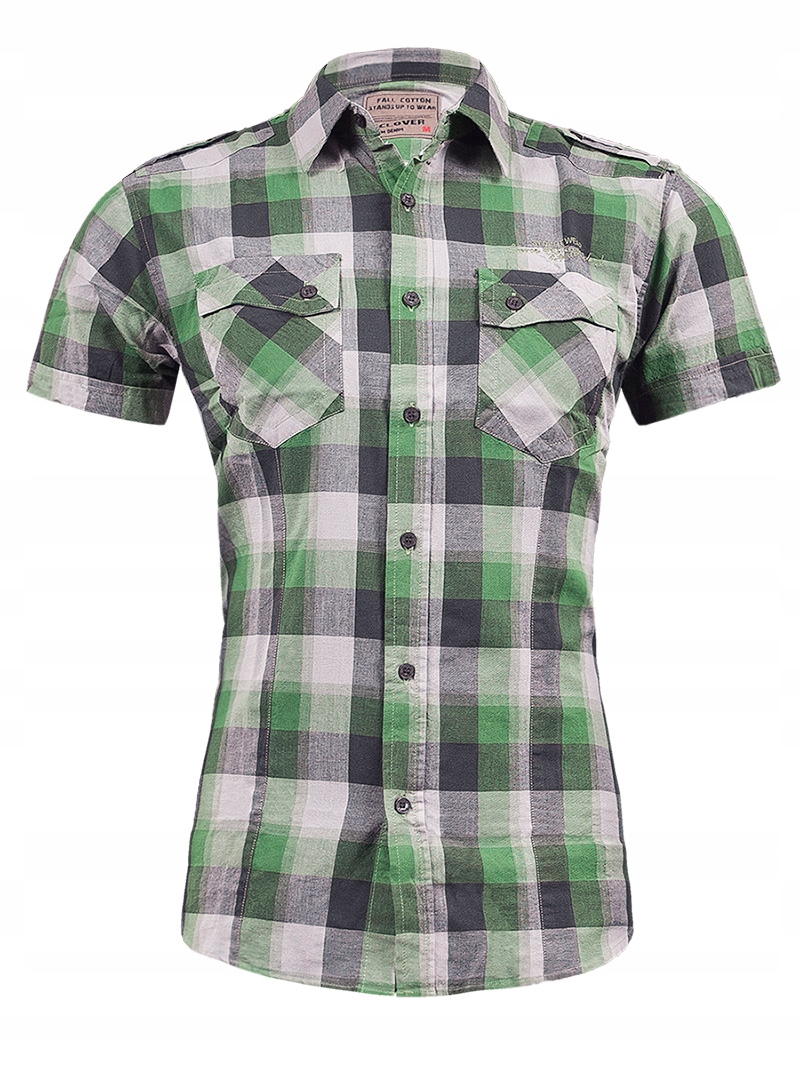 

Koszula Męska z Krótkim Rękawem Lat Clover 351D XL