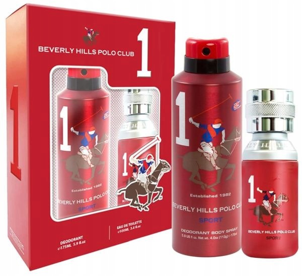 Beverly Hills Polo Club Man Sport One Edt 100ml Spray Dezodorant 175ml