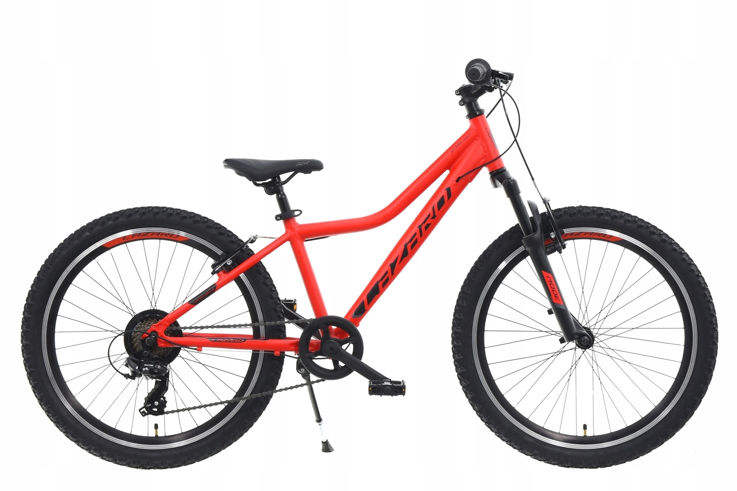 Rower 24'' Mtb Junior Shimano Lazaro Starlight Aluminiowy Czerwony