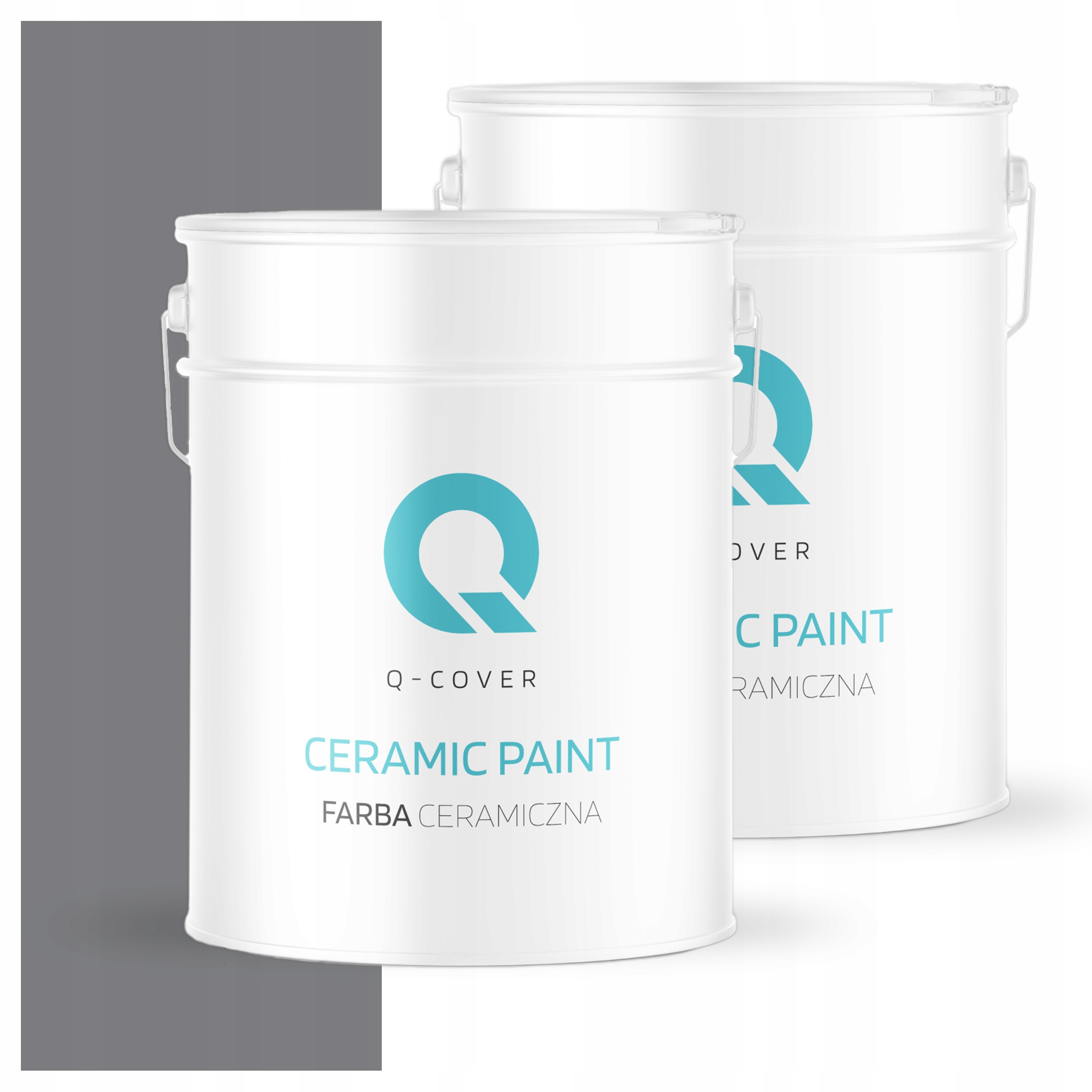 Keramická Farba Na Stenu Šedá Tmavá H1020 10L Matná Poľský Výrobca