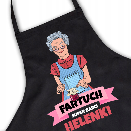 Kuchyňská Zástěra Babičky Dárek Ke Dni Babičky Vlastní Jméno Kreator