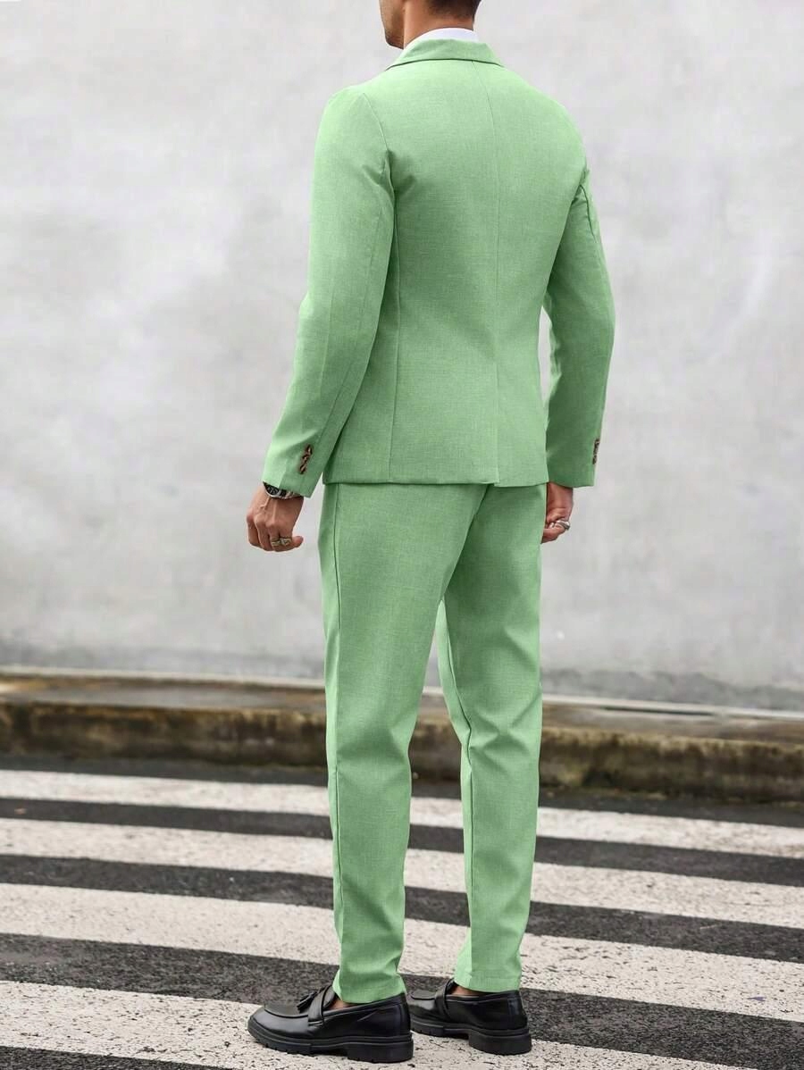 KOMPLET MARYNARKA I SPODNIE ELEGANCKIE XXL Fason regular