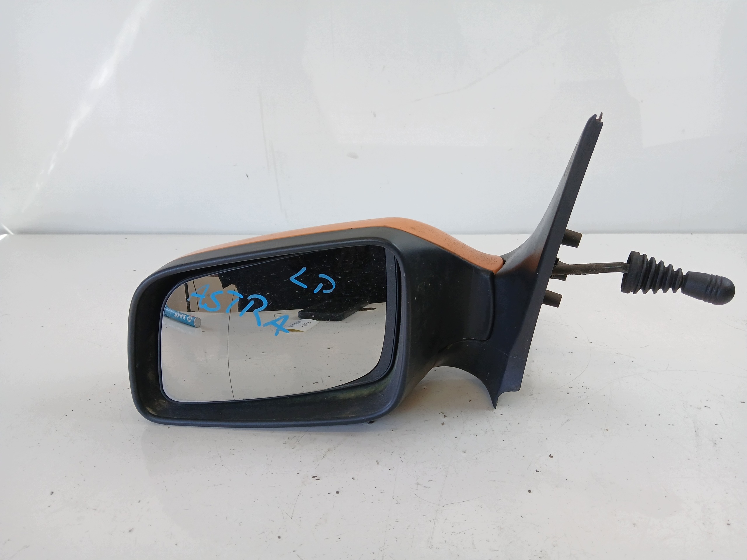 OPEL ASTRA II G mirror left manually POMARANCZOWE